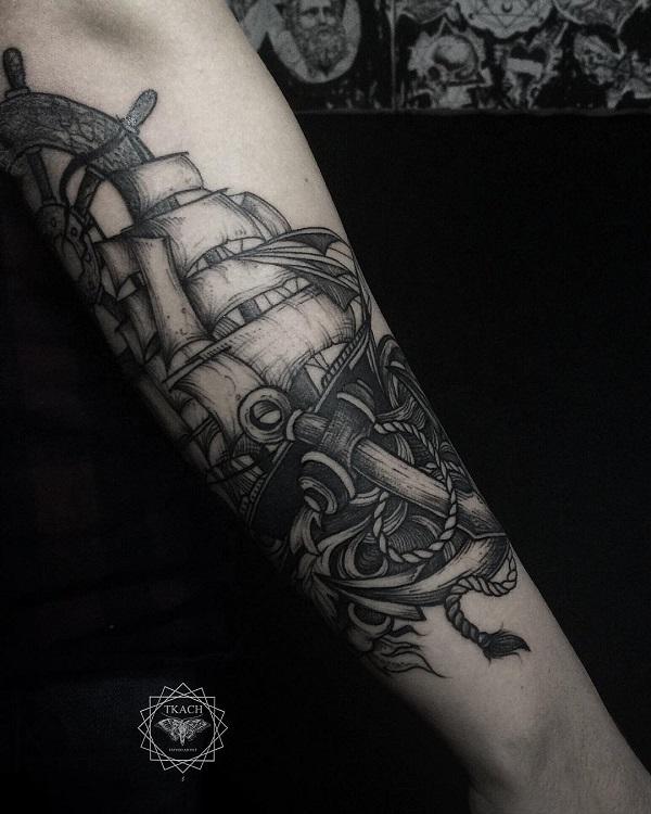 60 Awesome Anchor tattoo Designs