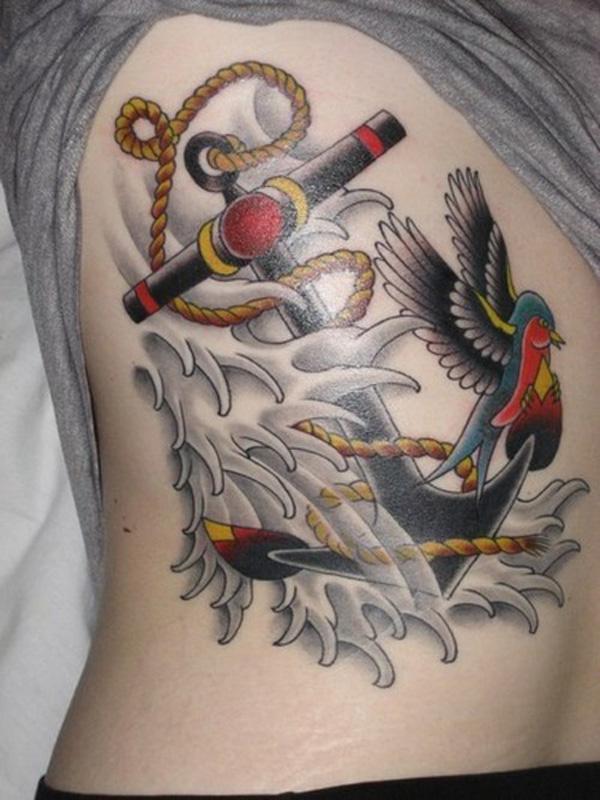 60 Awesome Anchor tattoo Designs