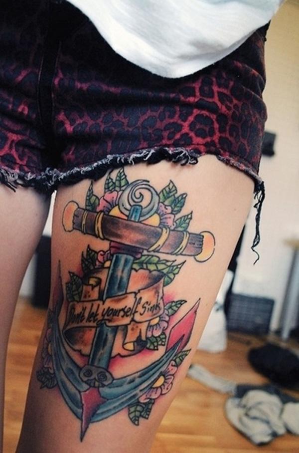 60 Awesome Anchor tattoo Designs