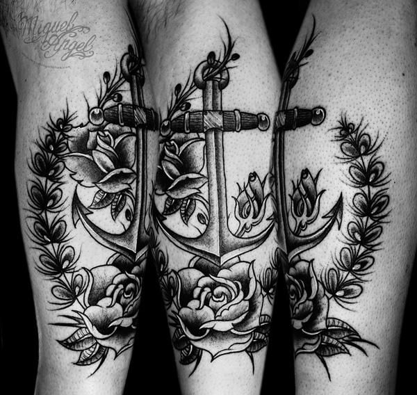 60 Awesome Anchor tattoo Designs