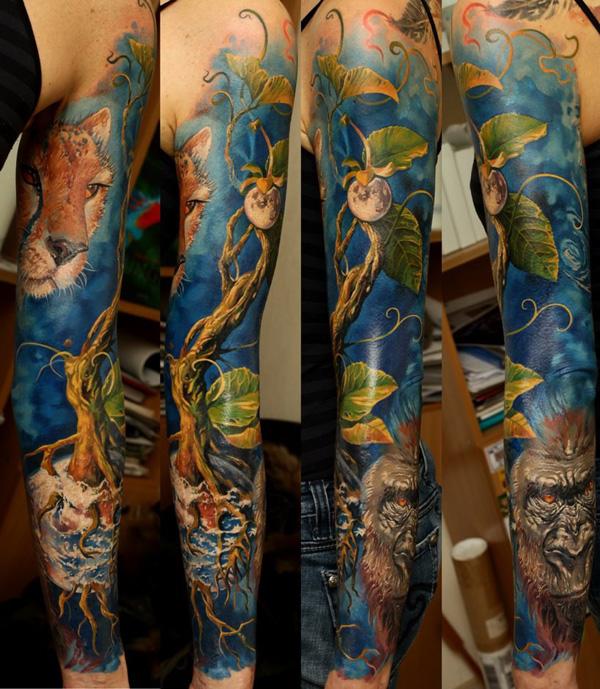 140 Awesome Examples of Full Sleeve Tattoo Ideas