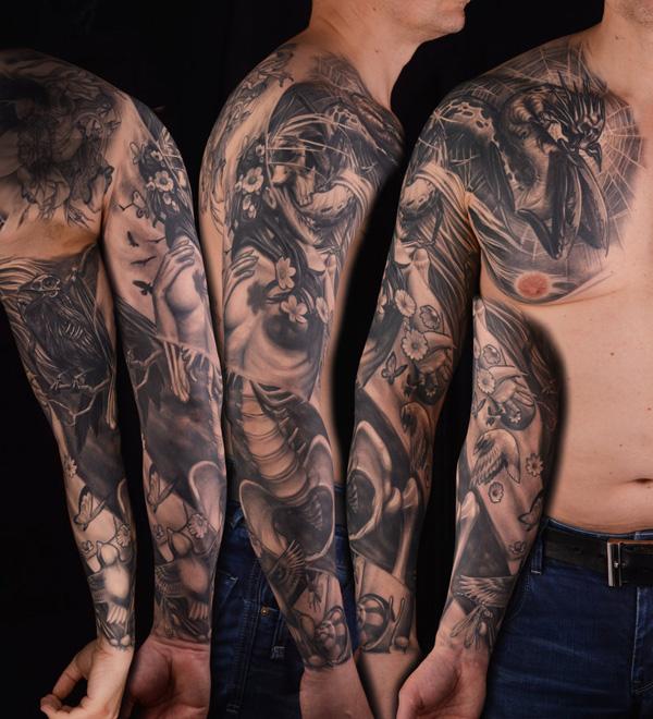 140 Awesome Examples of Full Sleeve Tattoo Ideas
