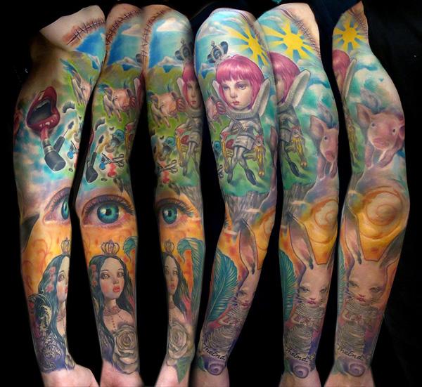 140 Awesome Examples of Full Sleeve Tattoo Ideas