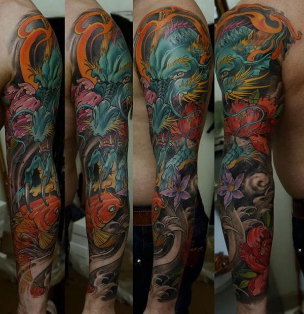 140 Awesome Examples of Full Sleeve Tattoo Ideas