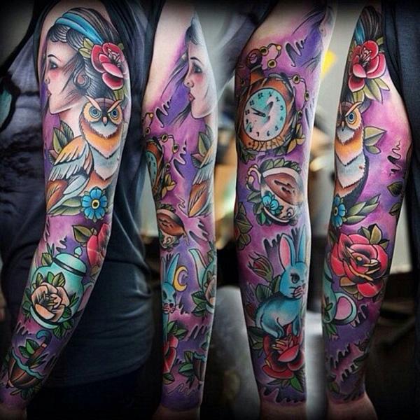 140 Awesome Examples of Full Sleeve Tattoo Ideas