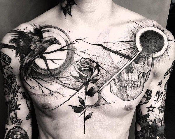 100 Nice and Creative Chest Tattoo Ideas