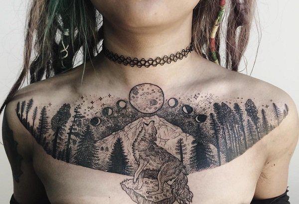 100 Nice and Creative Chest Tattoo Ideas