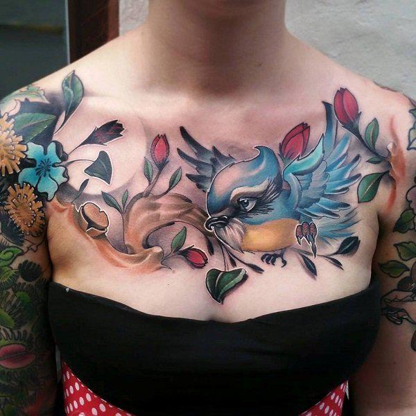100 Nice and Creative Chest Tattoo Ideas