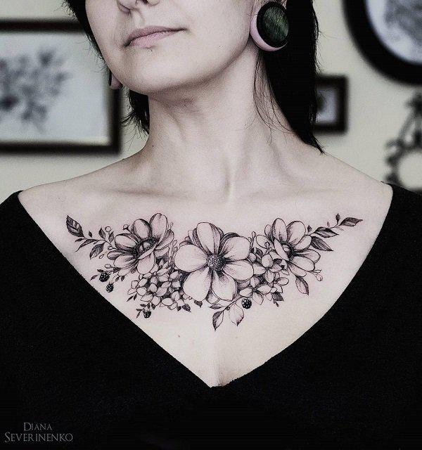 100 Nice and Creative Chest Tattoo Ideas