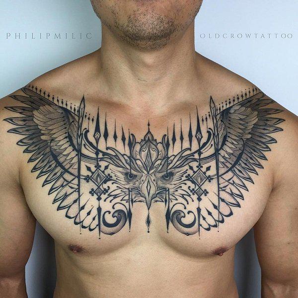 100 Nice and Creative Chest Tattoo Ideas