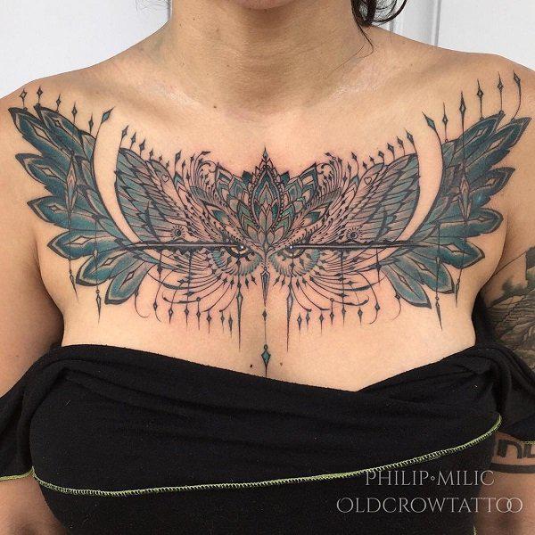 100 Nice and Creative Chest Tattoo Ideas