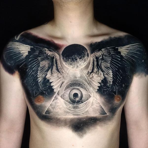 100 Nice and Creative Chest Tattoo Ideas
