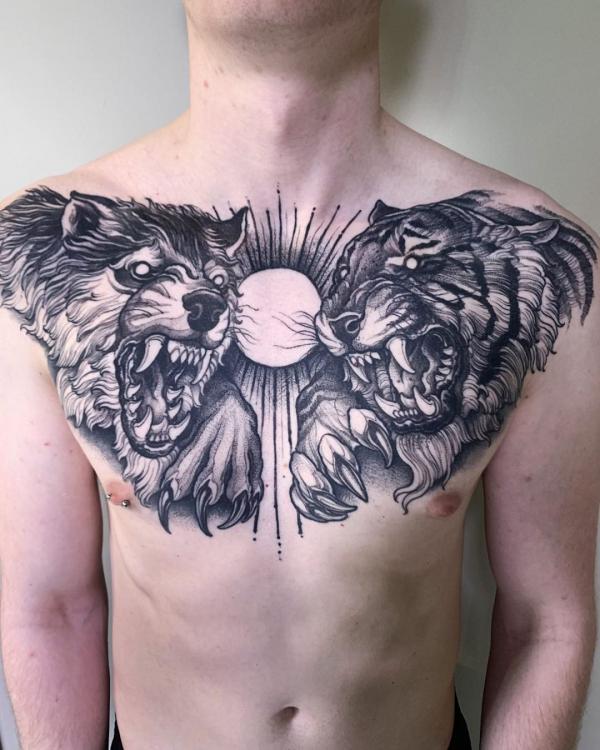 100 Nice and Creative Chest Tattoo Ideas