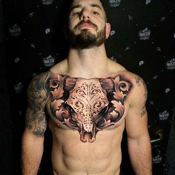100 Nice and Creative Chest Tattoo Ideas
