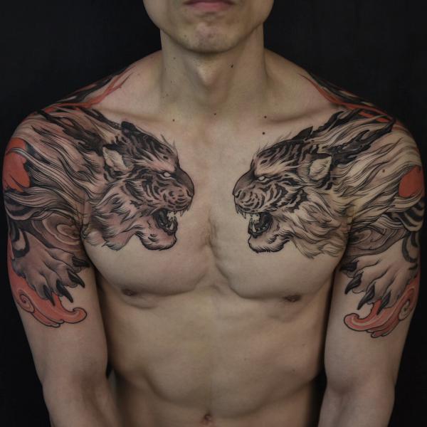 100 Nice and Creative Chest Tattoo Ideas