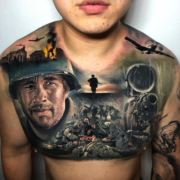 100 Nice and Creative Chest Tattoo Ideas