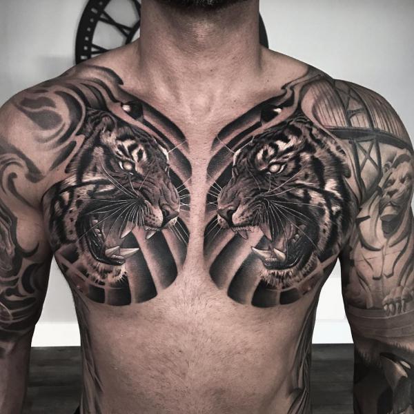 100 Nice and Creative Chest Tattoo Ideas