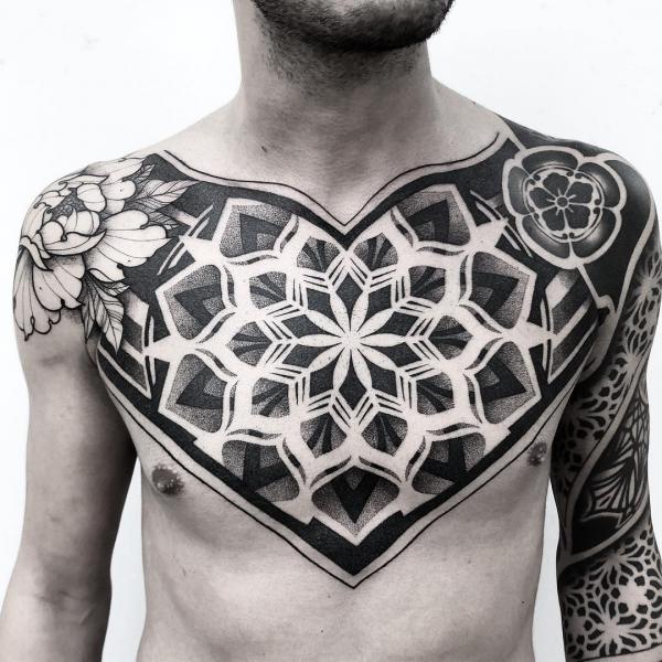 100 Nice and Creative Chest Tattoo Ideas