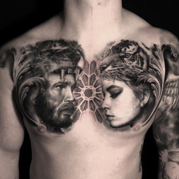 100 Nice and Creative Chest Tattoo Ideas