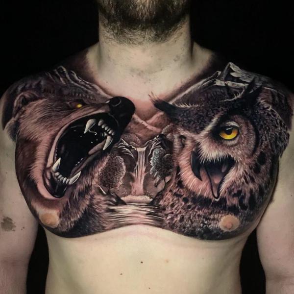 100 Nice and Creative Chest Tattoo Ideas
