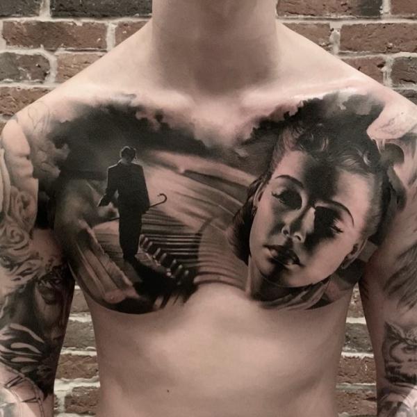 100 Nice and Creative Chest Tattoo Ideas