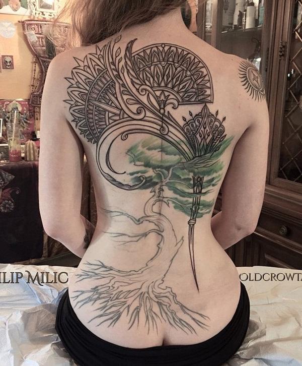 100 Awesome Back Tattoo Ideas for your Inspiration
