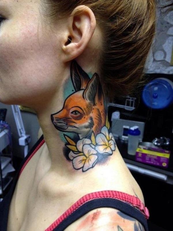 60 Creative and Bold Neck Tattoos