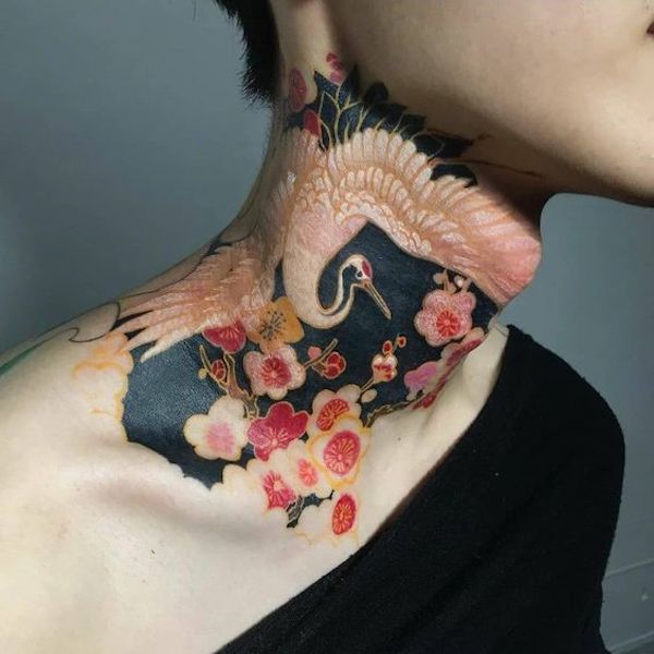 60 Creative and Bold Neck Tattoos
