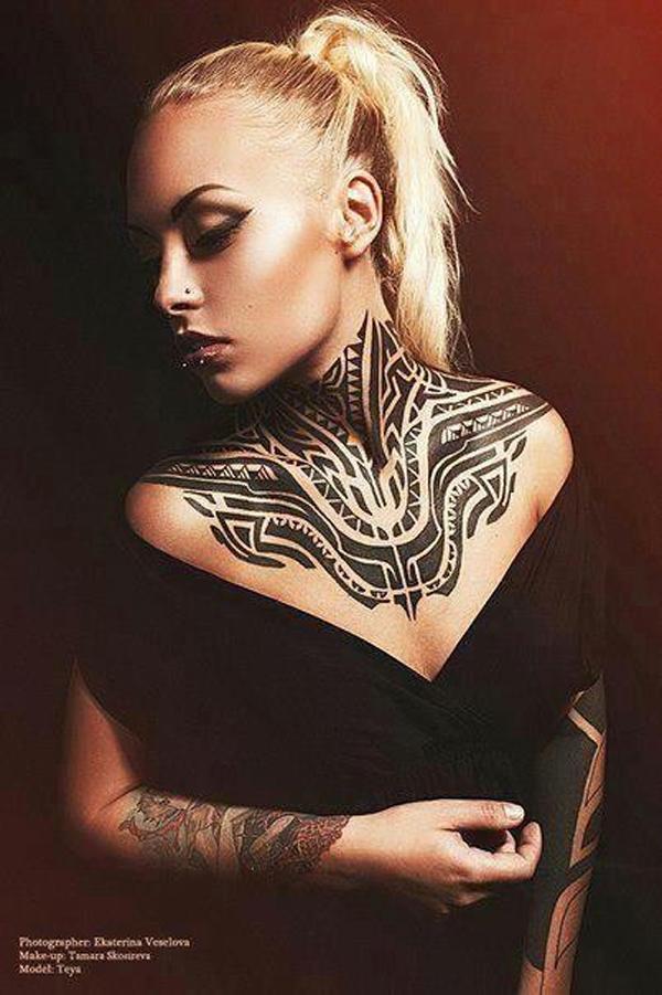 60 Creative and Bold Neck Tattoos