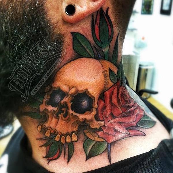 60 Creative and Bold Neck Tattoos