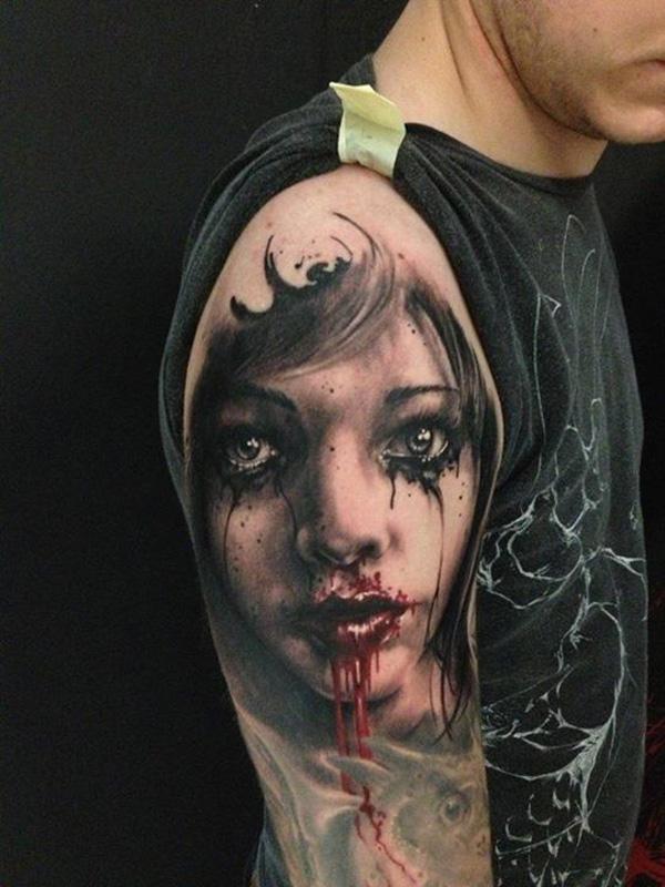 35 Horrible Zombie Tattoos