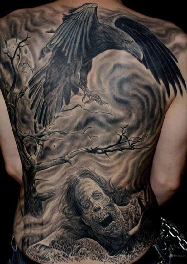 35 Horrible Zombie Tattoos
