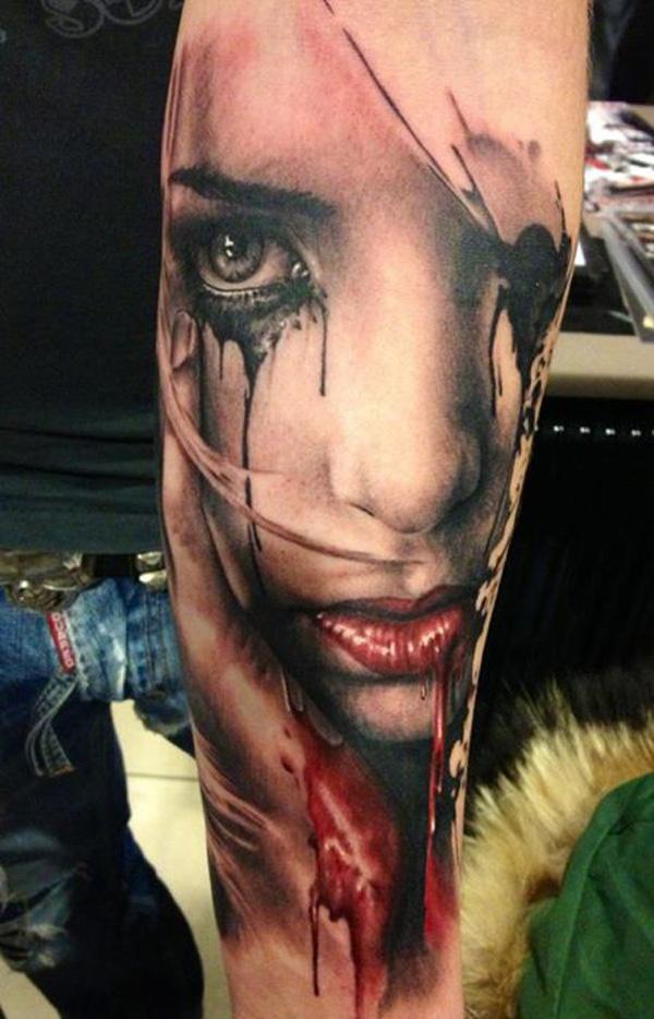 35 Horrible Zombie Tattoos