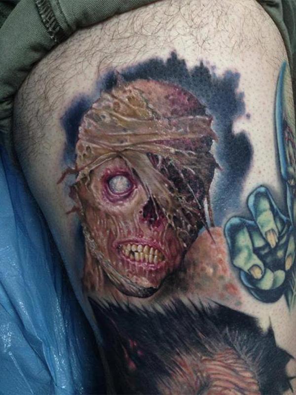 35 Horrible Zombie Tattoos