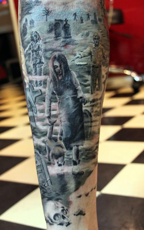 35 Horrible Zombie Tattoos