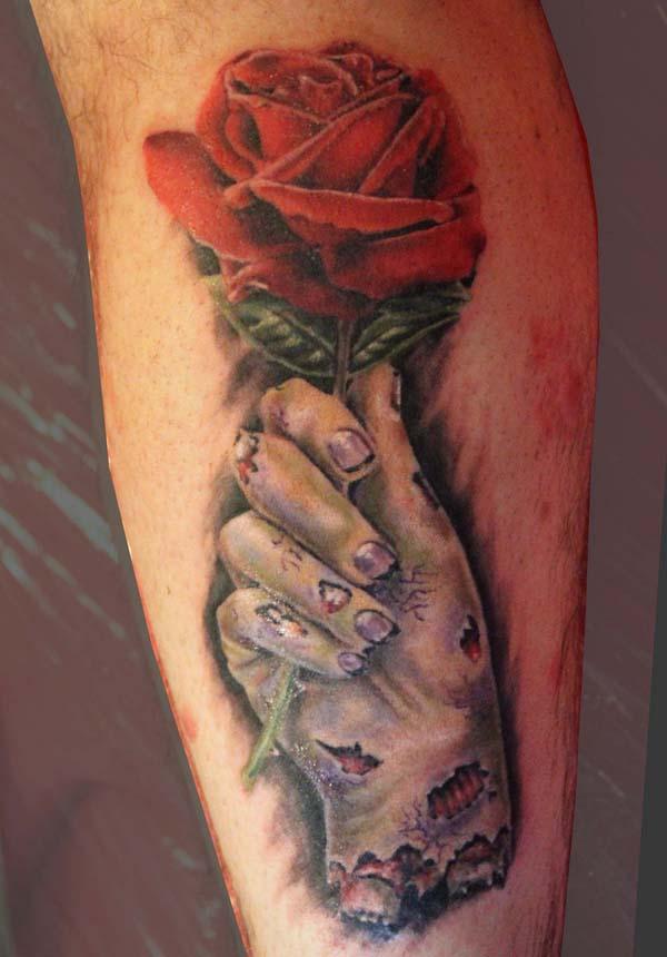 35 Horrible Zombie Tattoos