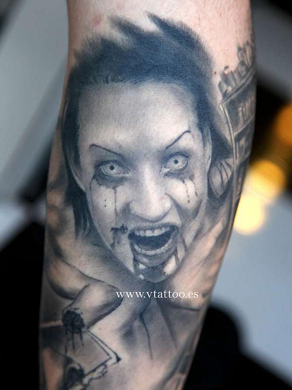 35 Horrible Zombie Tattoos