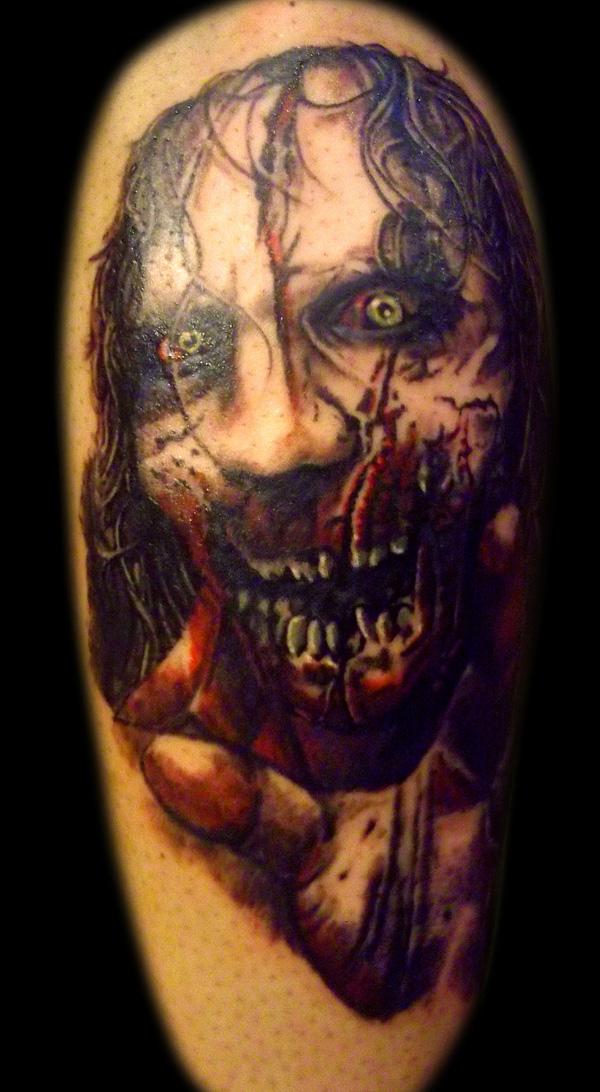 35 Horrible Zombie Tattoos