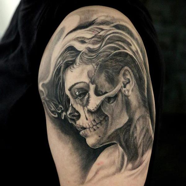 35 Horrible Zombie Tattoos