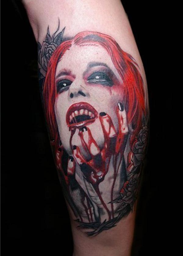 35 Horrible Zombie Tattoos