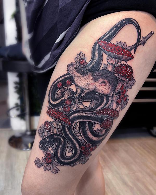 130 Thigh Tattoo Ideas for Men and Women