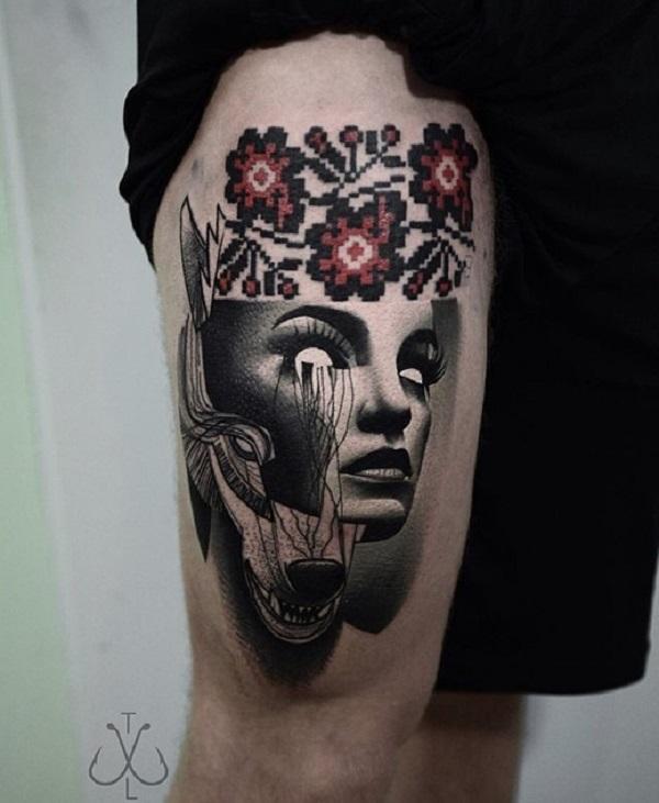 130 Thigh Tattoo Ideas for Men and Women