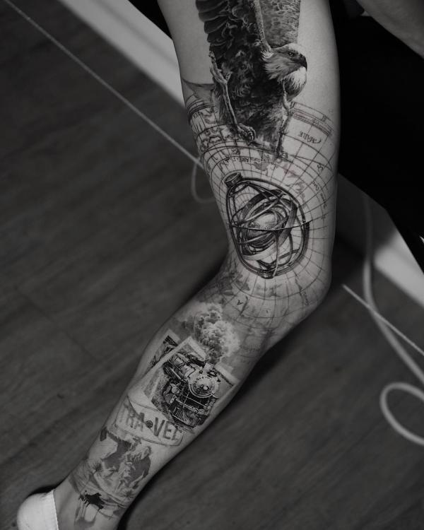 60 Incredible Leg Tattoos