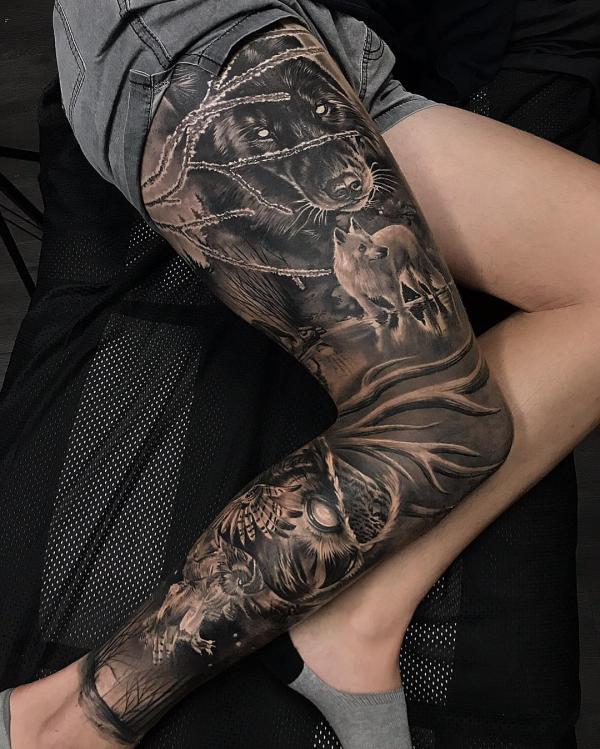 60 Incredible Leg Tattoos