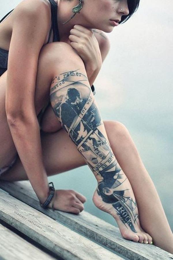 60 Incredible Leg Tattoos