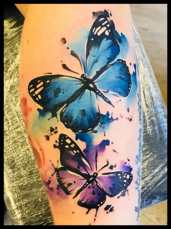 110 Imaginative Designs for Watercolor Tattoo