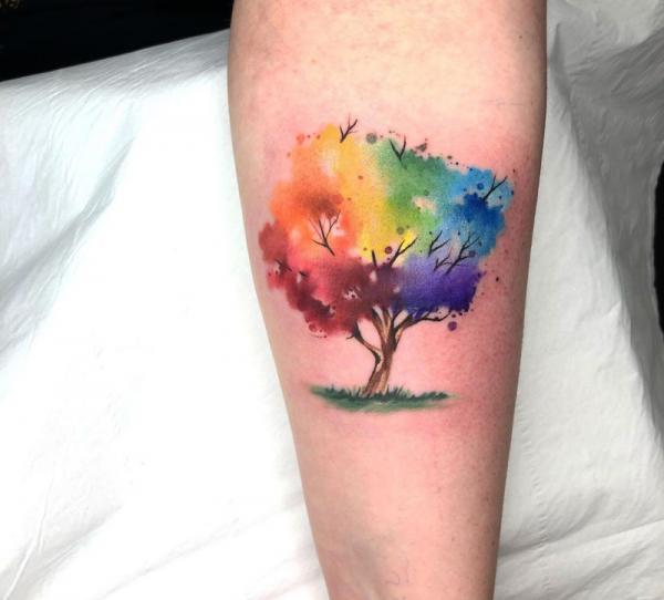 110 Imaginative Designs for Watercolor Tattoo