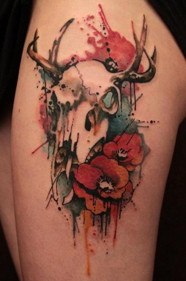 110 Imaginative Designs for Watercolor Tattoo