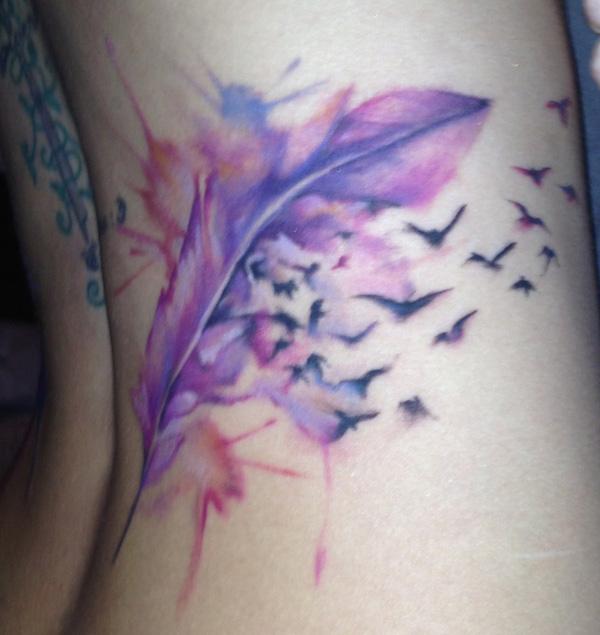 110 Imaginative Designs for Watercolor Tattoo