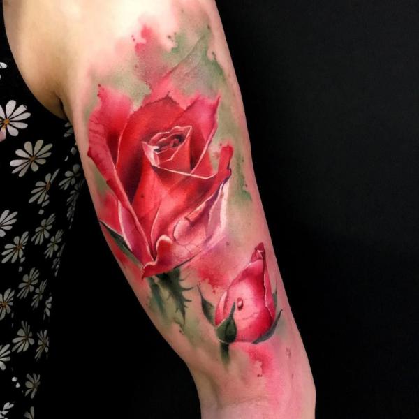 110 Imaginative Designs for Watercolor Tattoo